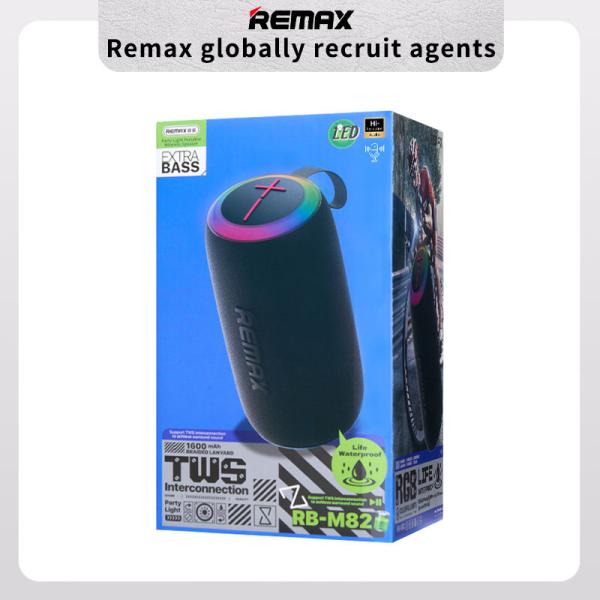 REMAX RB-M82 Party Light Portable Wireless Speaker Colorful LED Lights Multifunction Outdoor Party Smart Speaker