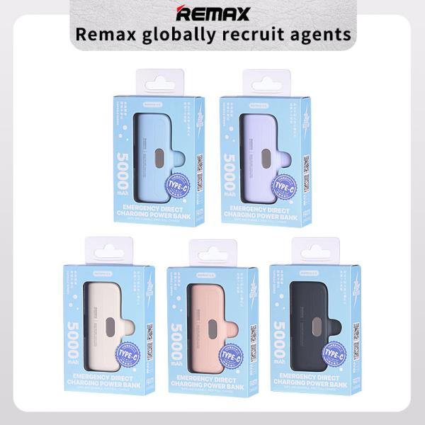 Remax Rpp-632 Universal Cheap Mini 2A Type-C Emergency Direct Charging Power Bank 5000Mah Portable Powerbank for Smart Phone