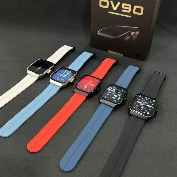 2026 High Quality Smartwatch OV88 OV90 2.01" LCD Curved Screens Heart Rate Breath SOS Men Women AI Sport Watch GPS Compass