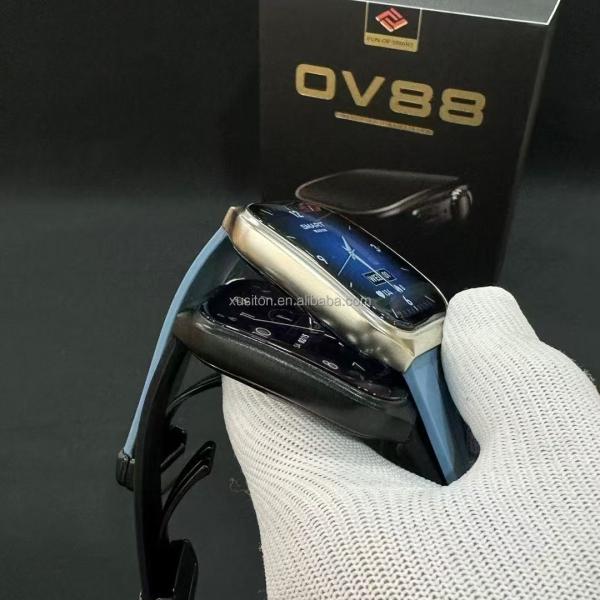 2026 High Quality Smartwatch OV88 OV90 2.01" LCD Curved Screens Heart Rate Breath SOS Men Women AI Sport Watch GPS Compass