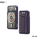 REMAX Walking·Phantom Series PD20W+QC22.5W Cabled Magnetic Wireless Charging Power Bank 10000mAh  RPP-580